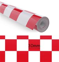 WG044-00401 Covering Film Grill-work Red/White (5mtr) 401 (407000026-0)